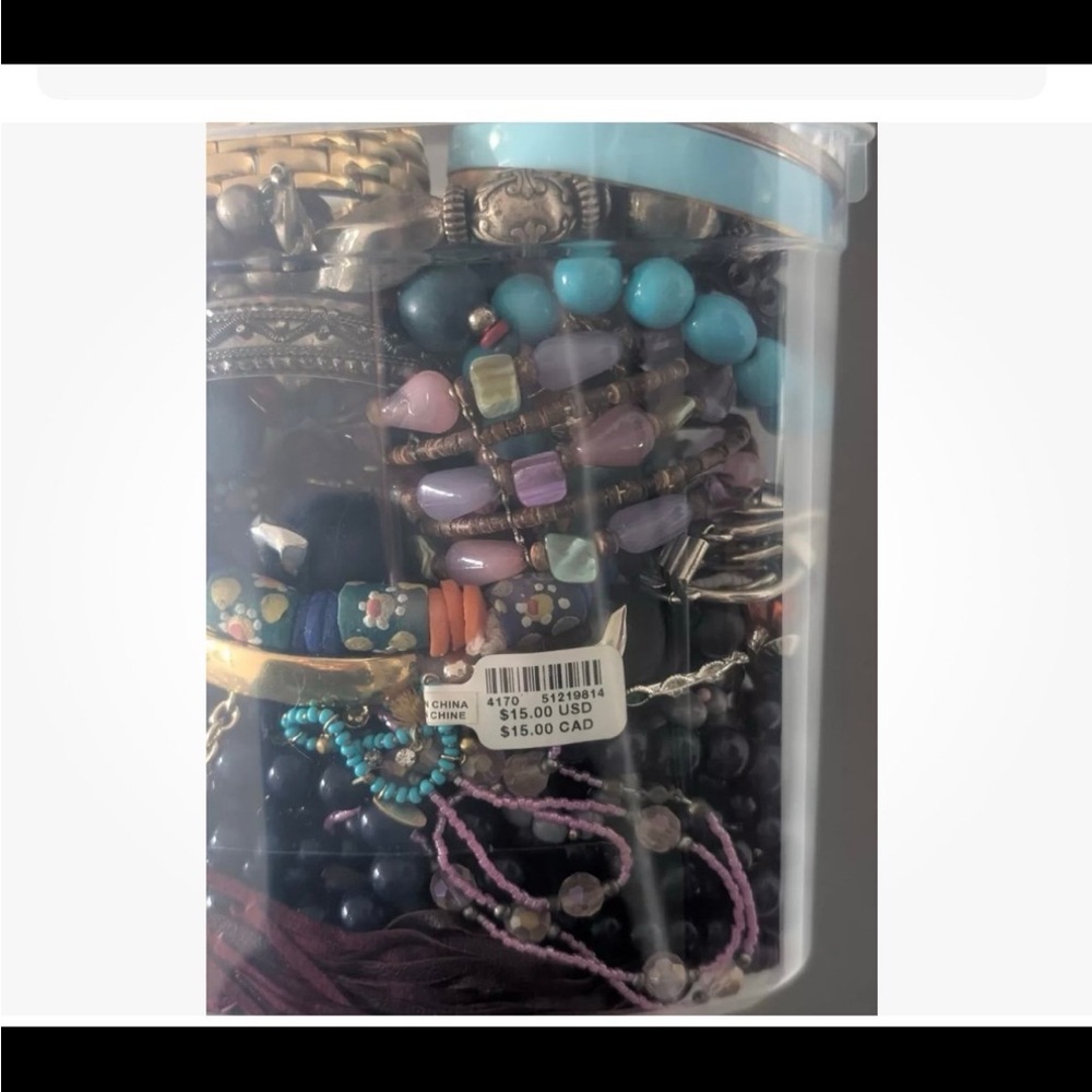 Vintage Mystery Jewelry Jar